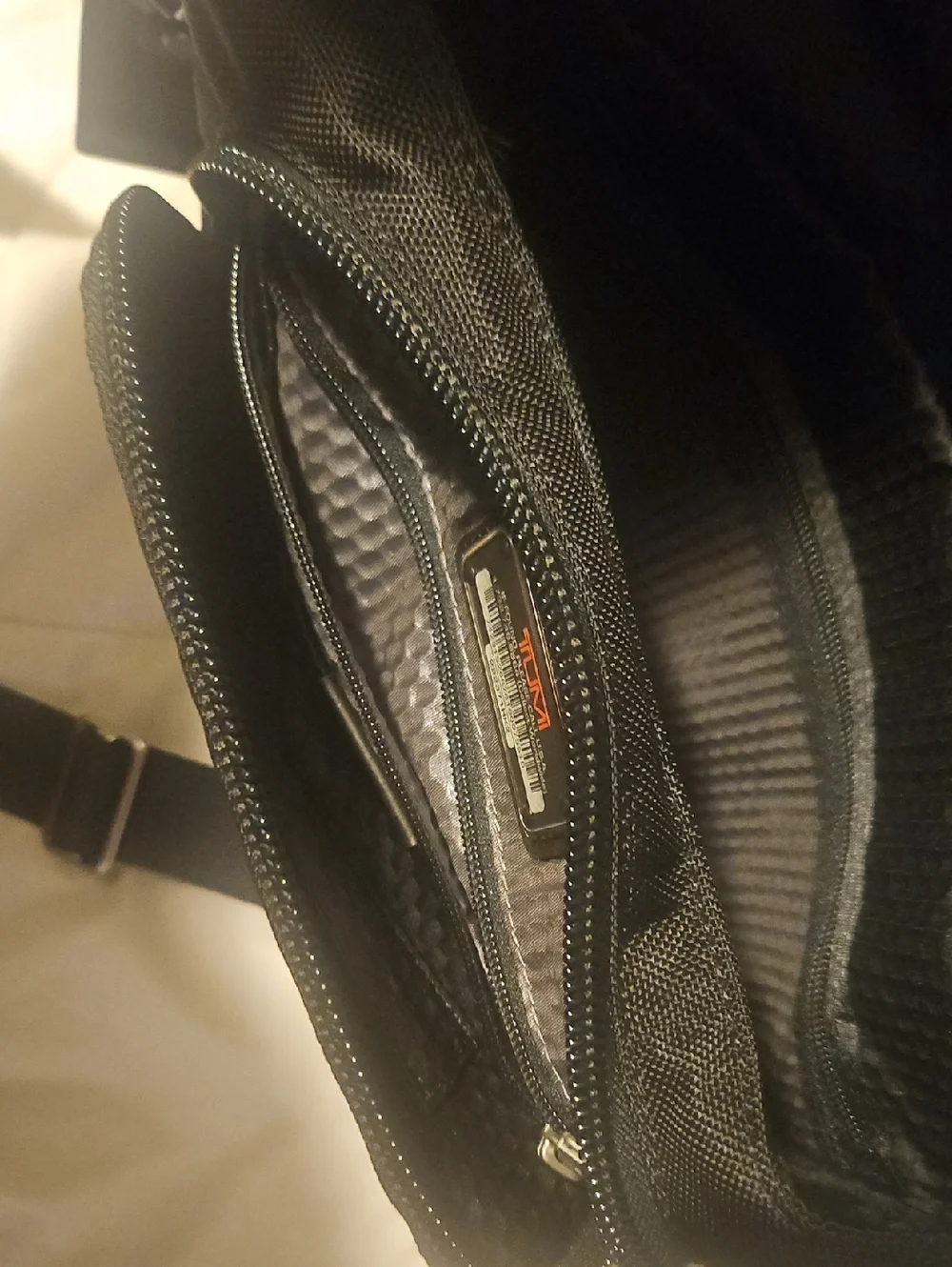 TUMI CROSSBODY BAG, BLACK TUMI BAG